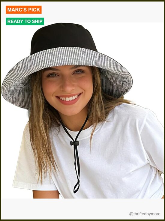 Women\'s Wide Brim Sun Hat UPF 50+ Foldable Beach Travel Hat main image 4